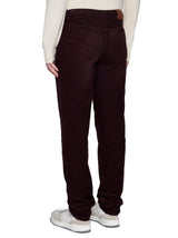 Brunello Cucinelli Logo Embroidered Cropped Corduroy Pants - Men