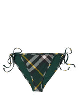 Burberry Checked Side-tied Bikini Bottoms - Women