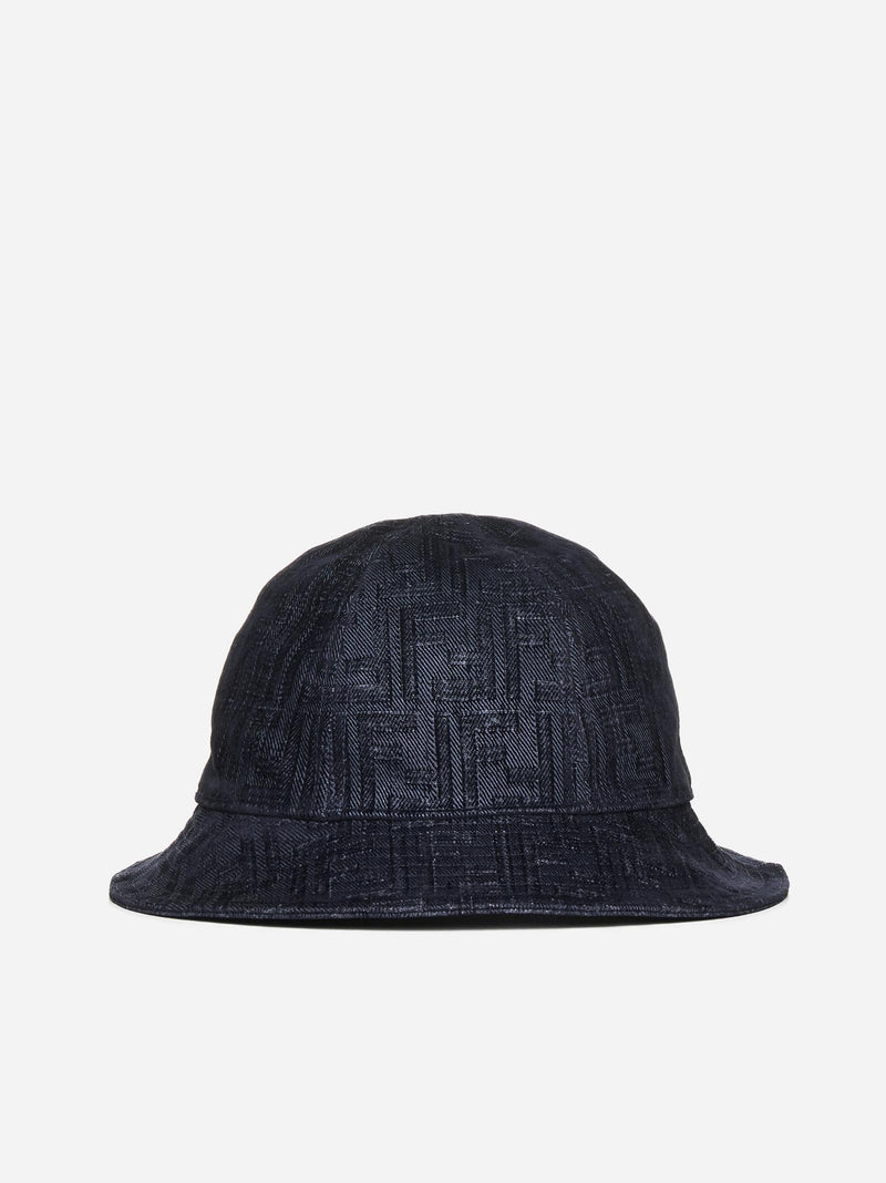 Fendi Ff Denim Bucket Hat - Men - Piano Luigi