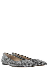 Loewe Rhinestones Embellished Ballerina Flats - Women