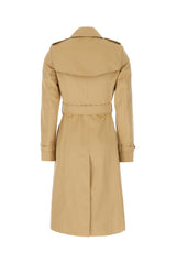 Burberry Double Breasted Belted Trench Coat - Women