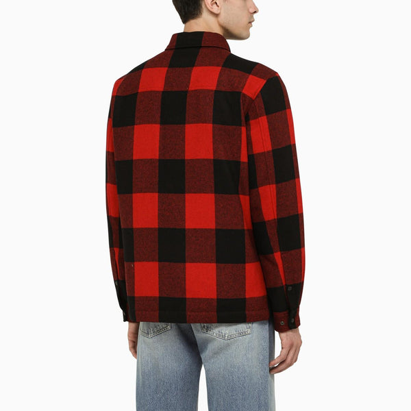 Woolrich Red And Black Check Shirt - Men - Piano Luigi