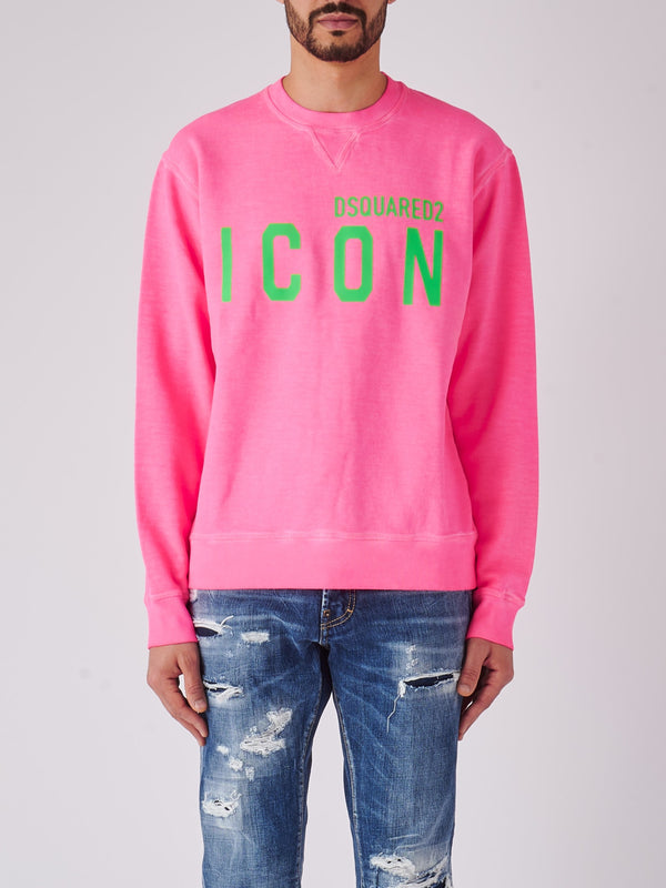 Dsquared2 Be Icon Cool Fit Tee Crewneck Sweatshirt - Men