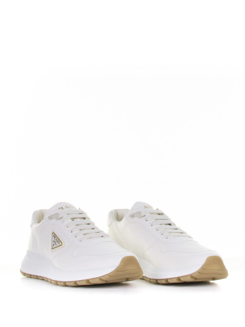 Prada Prax 01 Sneakers In Re-nylon And Brushed Leather - Men