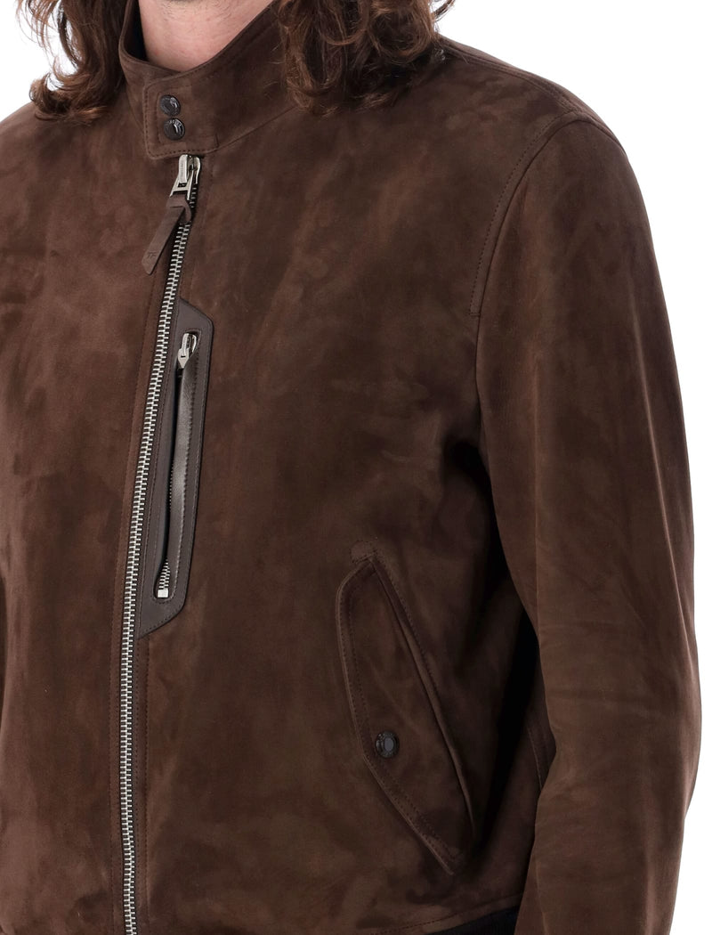 Tom Ford Suede Harrington Jacket - Men