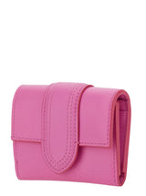 Jacquemus le Compact Bambino Pink Wallet With Magnetic Closure In Leather Woman - Women