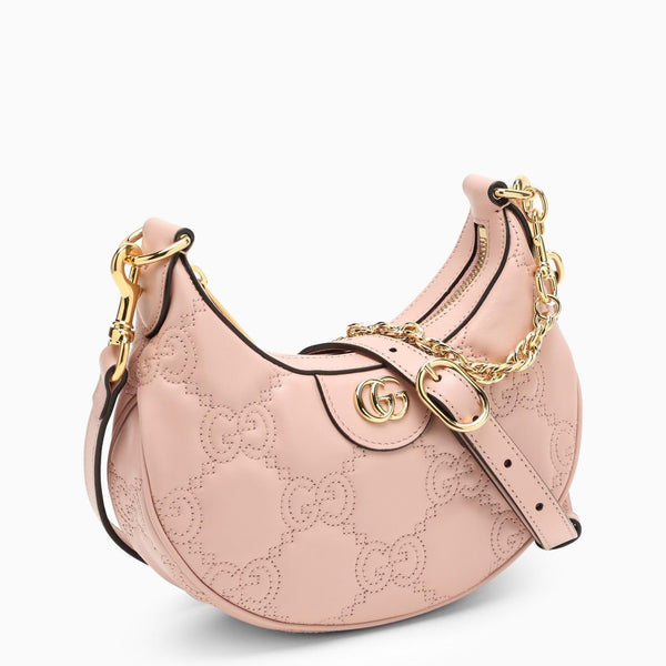 Gucci Pink Quilted Gg Mini Bag - Women