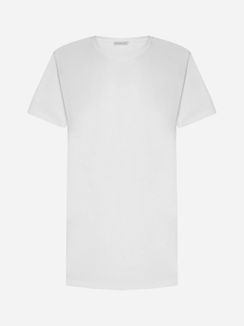 Moncler Logo-patch Cotton T-shirt - Women