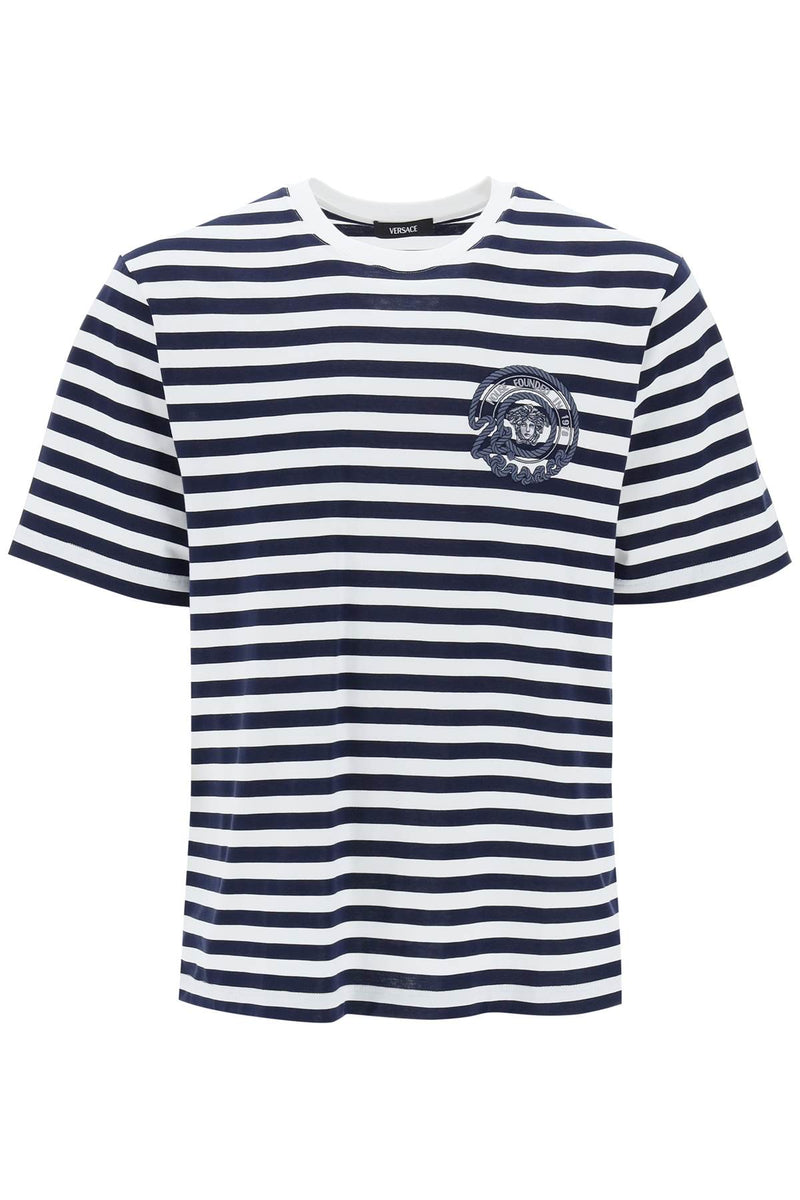 Versace Nautical Stripe T-shirt - Men