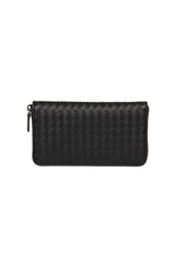 Bottega Veneta Weave Effect Zip-around Wallet - Women