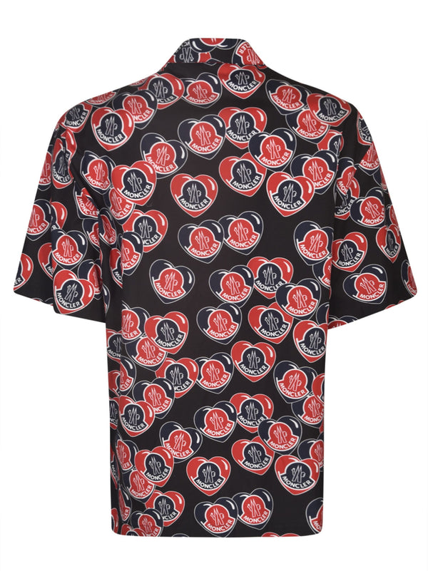 Moncler All-over Logo Print Shirt - Men