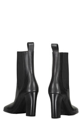 Bottega Veneta Storm Leather Ankle Boots - Women - Piano Luigi