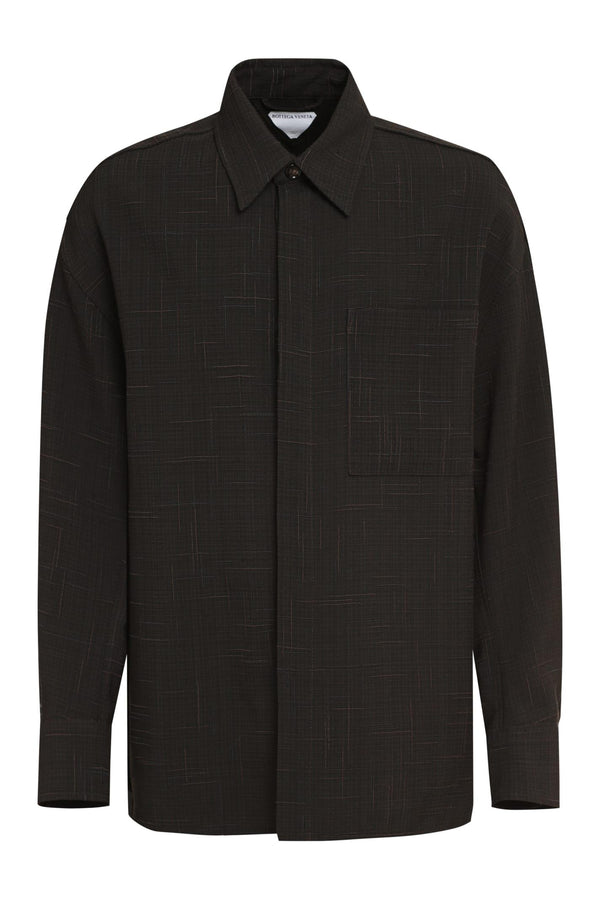 Bottega Veneta Viscose And Silk Overshirt - Men - Piano Luigi