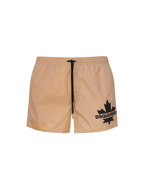 Dsquared2 Swim Shorts With Contrasting Color Logo - Men