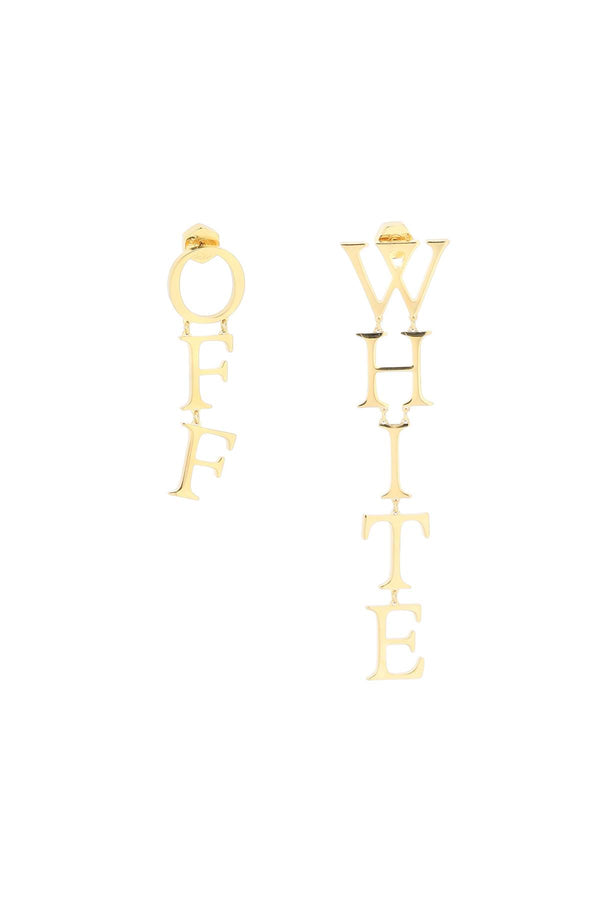 Off-White Logo Pendant Earrings - Women