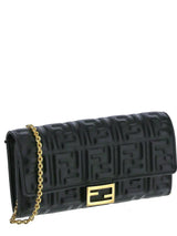 Fendi Baguette Continental Wallet With Chain - Women