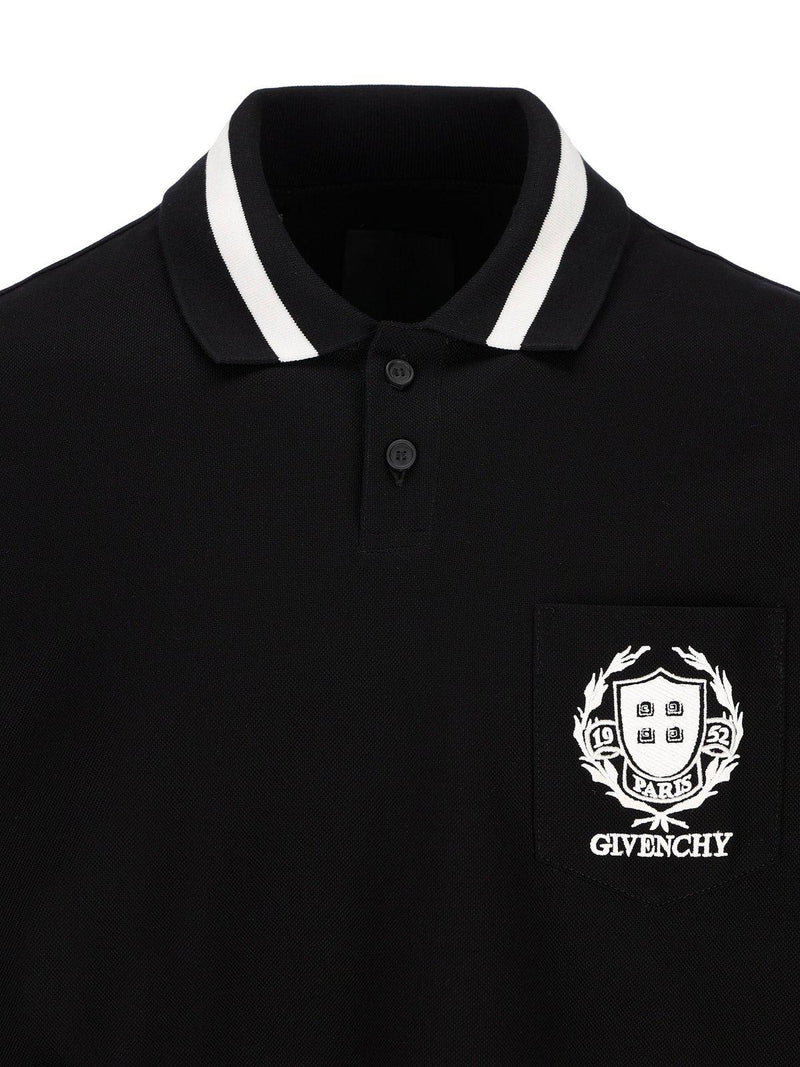 Givenchy Logo Embroidered Polo Shirt - Men