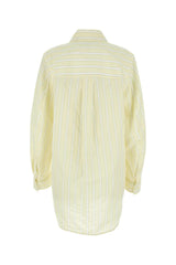 Bottega Veneta Embroidered Cotton Blend Oversize Shirt - Women