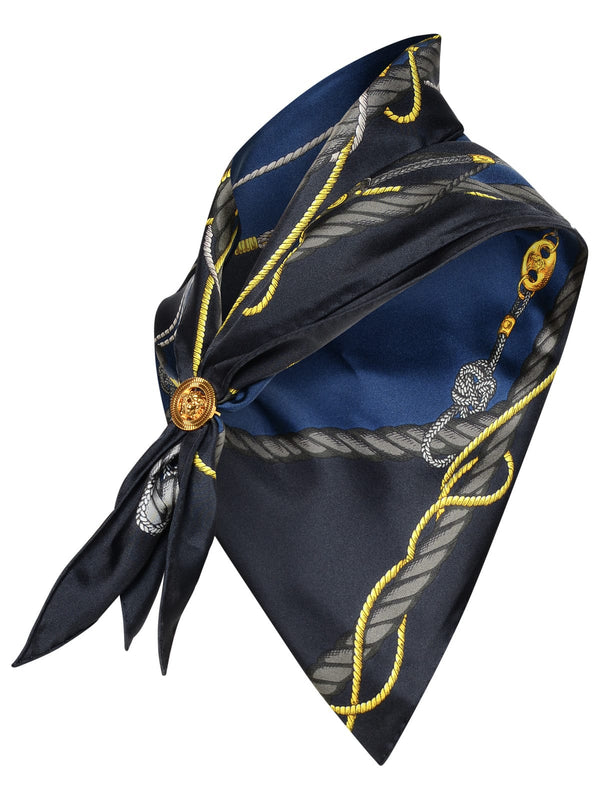 Versace Blue Silk Scarf - Men