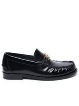 Versace Black Leather Loafers - Men