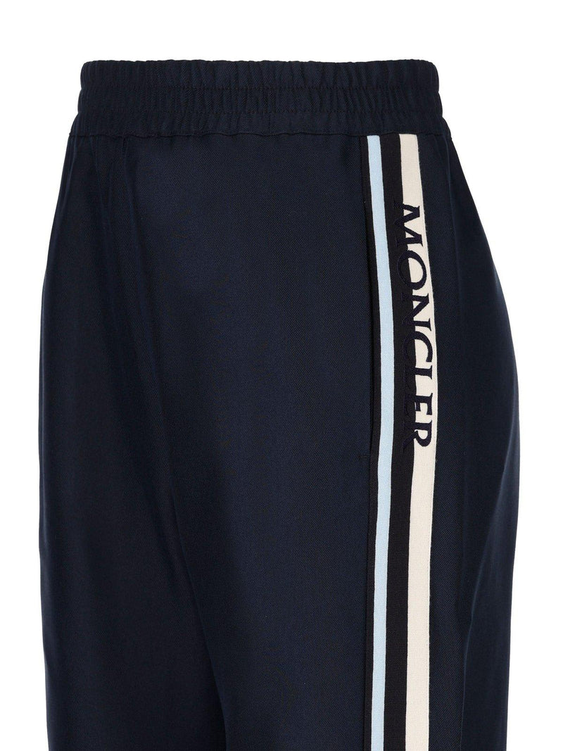 Moncler Logo Embroidered Straight Leg Sweatpants - Women