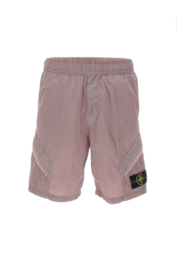 Stone Island Iridescent Nylon Shorts - Men