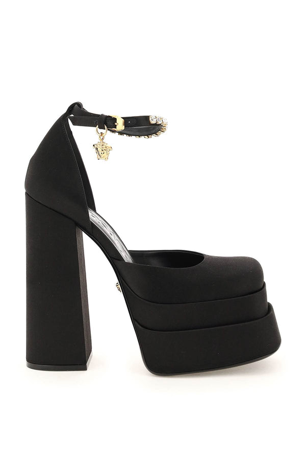 Versace Medusa Aevitas Satin Pumps - Women