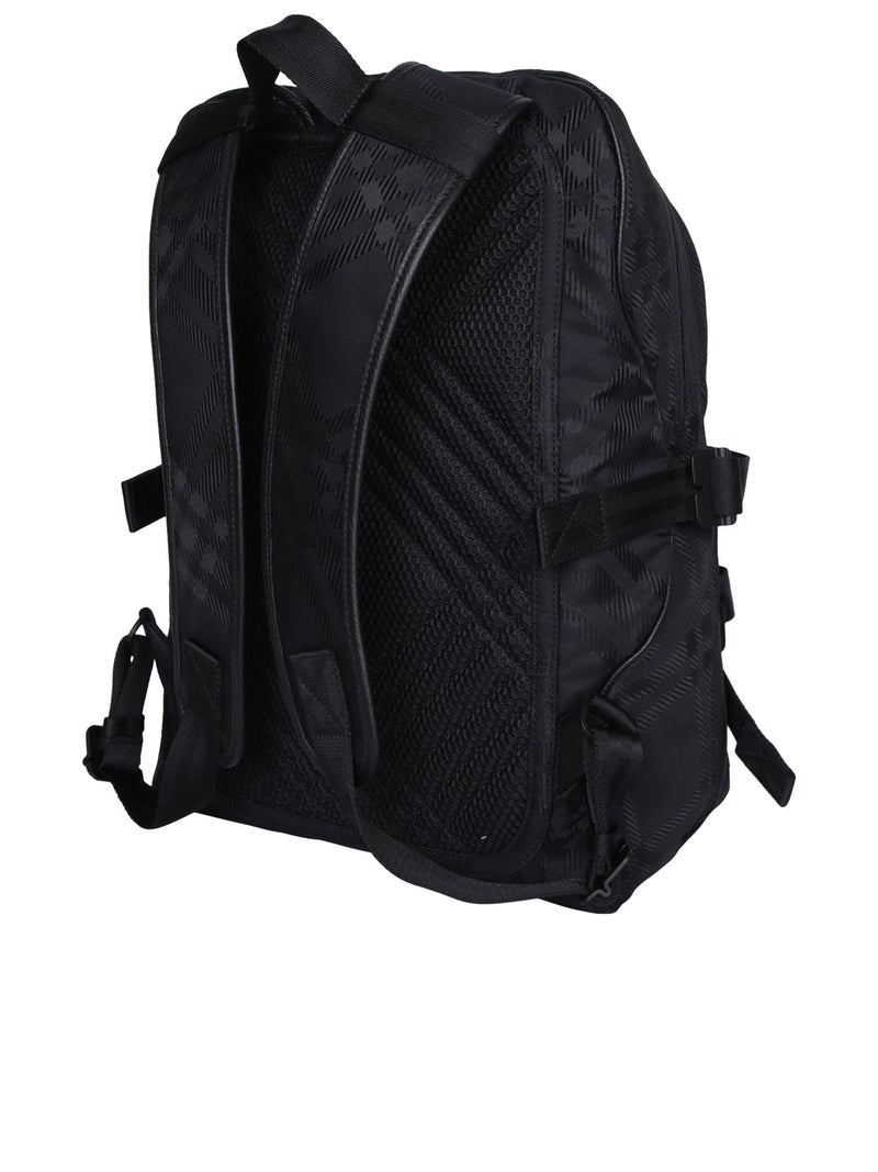 Burberry Tonal Black Backpack - Men