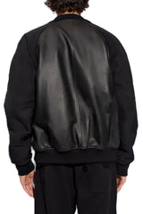 Dsquared2 Logo Patch Leather Jacket - Men