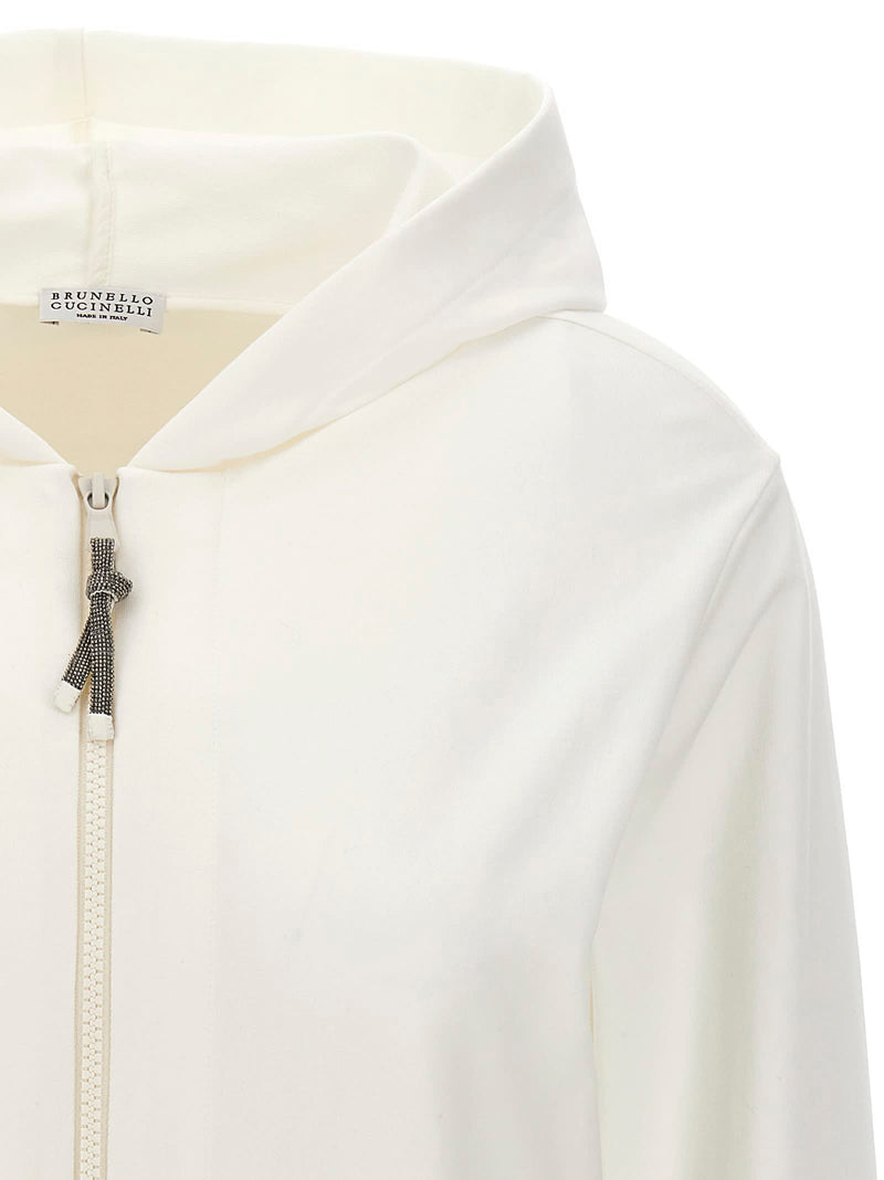 Brunello Cucinelli Zipped Hooded Jacket - Women