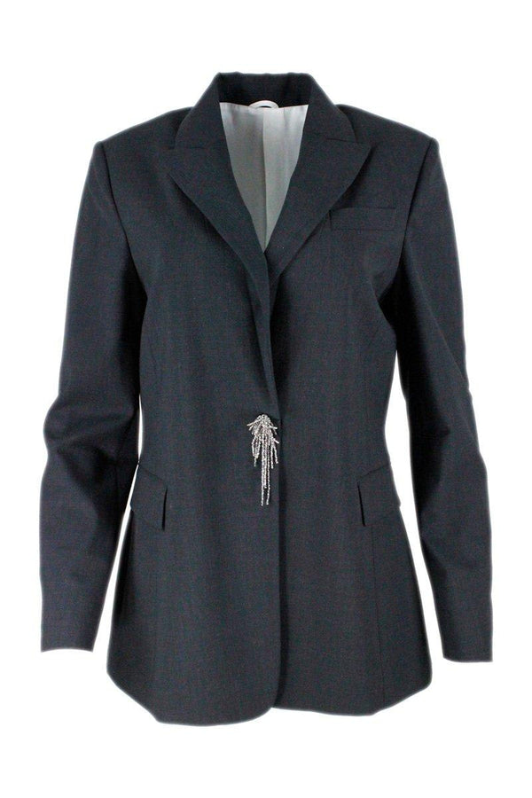 Brunello Cucinelli Pin Embellished Tailored Blazer - Women