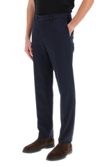 Brunello Cucinelli Italian Fit Cotton Gabardine Trousers - Men