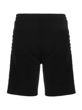 Balmain Black Cotton Bermuda Shorts - Men