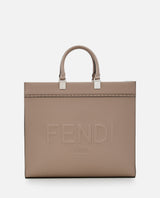 Fendi Leather Sunshine Tote Bag - Women