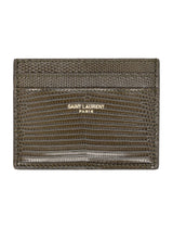 Saint Laurent Lizard Card Case - Men