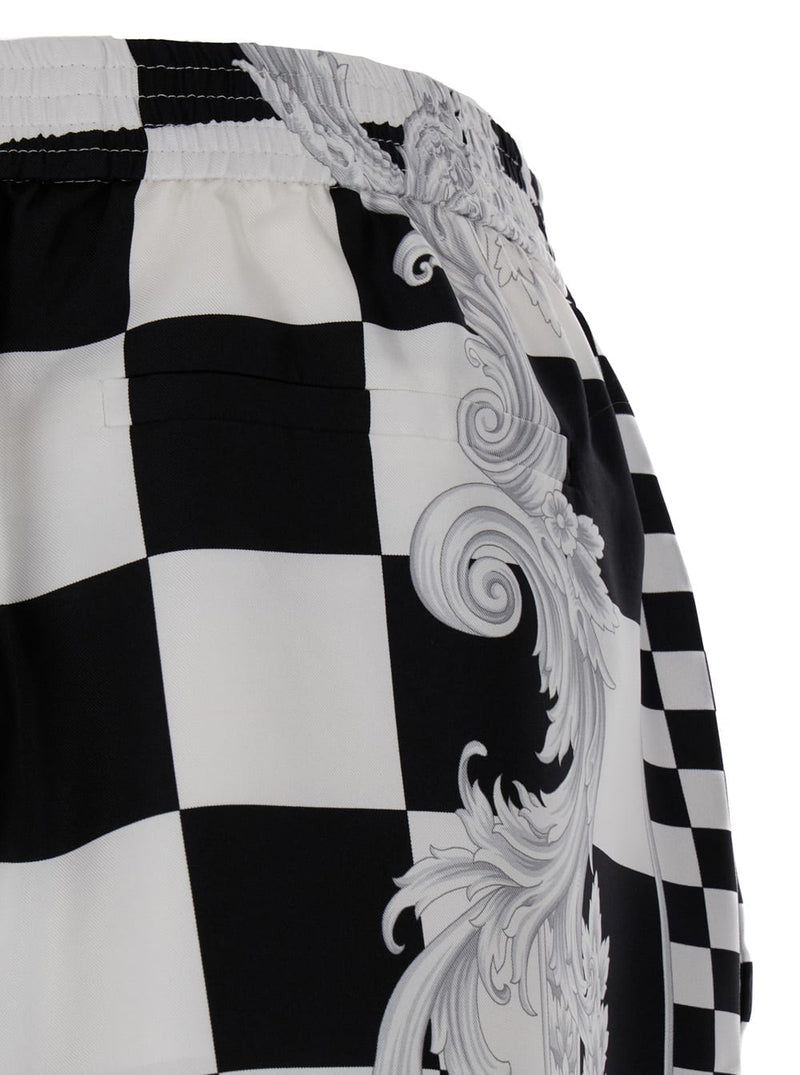 Versace Shorts Contrasto Print - Men