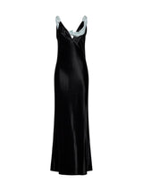 Bottega Veneta Textured Satin Long Dress - Women