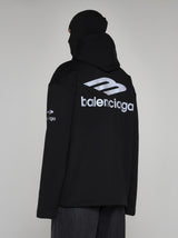 Balenciaga Logo Cotton Hoodie - Men