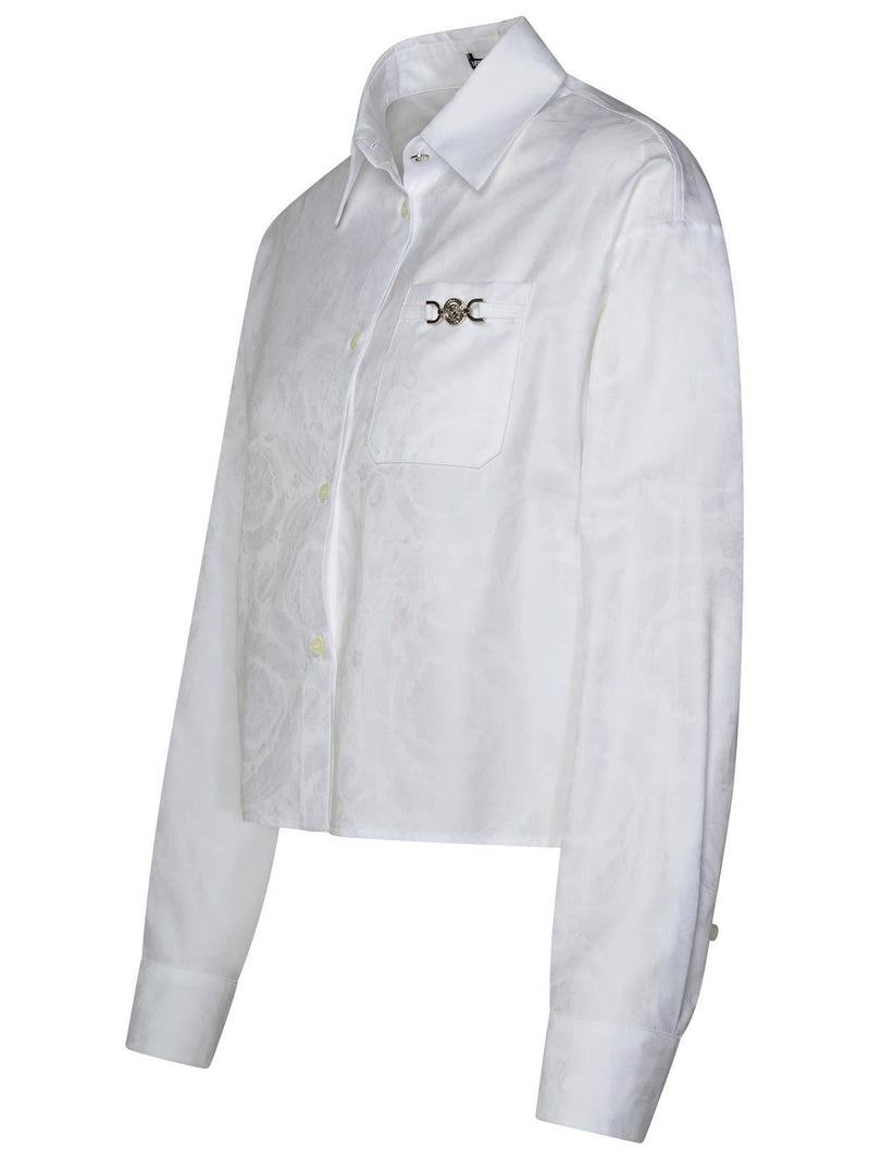 Versace White Cotton Shirt - Women - Piano Luigi