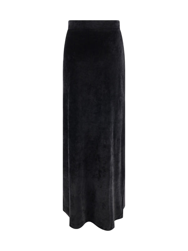 Balenciaga Fluid Velvet Maxi Skirt - Women