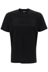 Dsquared2 Cool Fit T-shirt With Rhinestone Logo - Men