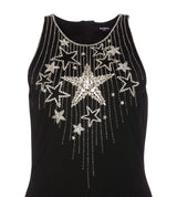 Balmain Embroidered Mini Dress Stars Motiv - Women