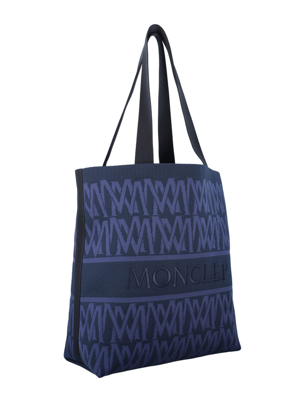 Moncler Monogram Knit Tote Bag - Men