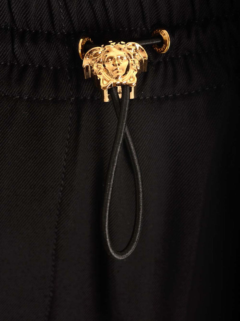 Versace Trousers With Medusa Details - Men