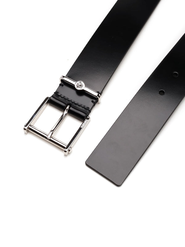 Versace Black Leather Belt - Men