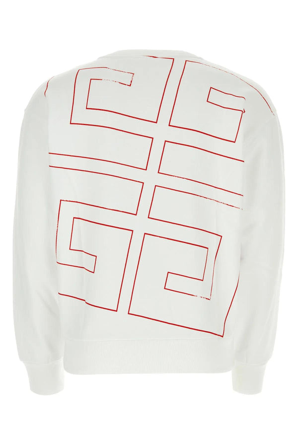 Givenchy White Cotton Sweatshirt - Men