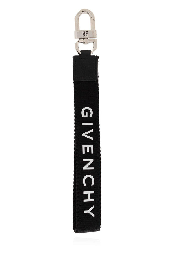 Givenchy Logo Printed Wristlet Keyring - Men
