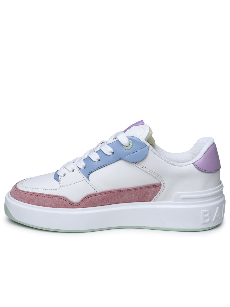 Balmain Multicolor Leather Sneakers - Women