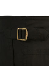 Tom Ford Black Swim Shorts With Side Buckle In Polyester Man - Men - Piano Luigi