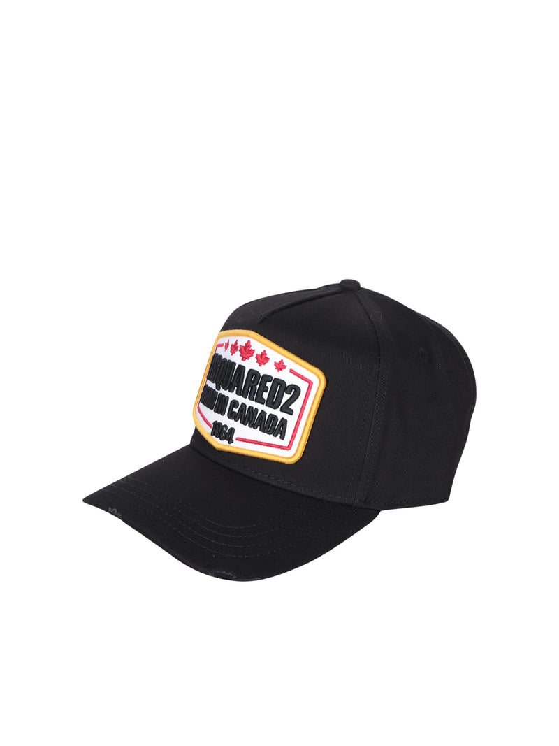 Dsquared2 Logo Black Hat - Men